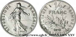 Piéfort nickel de 1/2 franc Semeuse 1978 Pessac F.198/17P FDC 