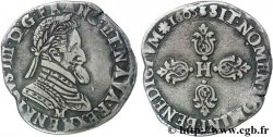 HENRY IV Demi-franc, type de Toulouse 1605 Toulouse