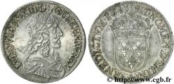 LOUIS XIII  Demi-écu, buste drapé et cuirassé (2e buste de Jean Warin) 1643 Paris,  Monnaie du Louvre MBC+/EBC