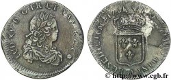 LOUIS XV THE BELOVED Tiers d écu dit  de France  1721 Riom