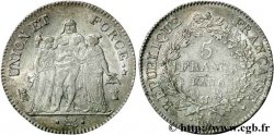 5 francs Union et Force, Union serré, avec glands intérieurs et gland extérieur 1798 Strasbourg F.288/50