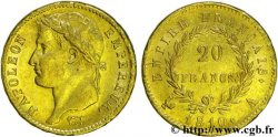 20 francs or Napoléon Ier, tête laurée, Empire français 1810 Paris F.516/8