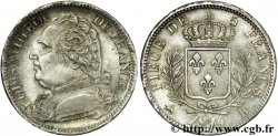 5 francs Louis XVIII, buste habillé 1814  Rouen F.308/2