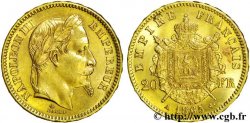 20 francs or Napoléon III, tête laurée 1865 Paris F.532/11