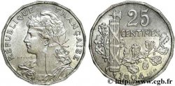 Essai de 25 centimes Patey, 2e type 1904 Paris F.169/1 var. AU 