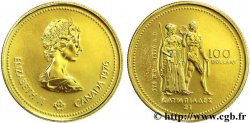 CANADA - ÉLISABETH II 100 dollars, Jeux Olympiques de Montréal 1976 