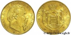 MONACO - PRINCIPAUTÉ DE MONACO - CHARLES III 20 francs or 1879 Paris AU 
