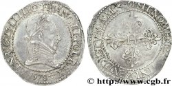 HENRI III Franc au col plat 1578 Lyon