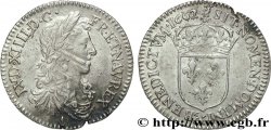 LOUIS XIV LE GRAND OU LE ROI SOLEIL Douzième d&nbsp;écu au buste juvénile 1662 Aix-en-Provence
