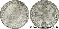 LOUIS XIV &nbsp;THE SUN KING&nbsp; Écu aux huit L 1690 Rennes