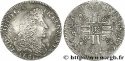 LOUIS XIV  THE SUN KING  Quart d écu aux huit L, 1er type, (type définitif) 1691 Bordeaux