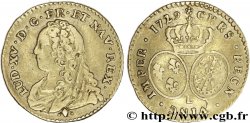 LOUIS XV DIT LE BIEN AIMÉ Demi-louis d or aux écus ovales, buste habillé 1729 Bayonne