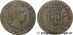 LOUIS XV DIT LE BIEN AIMÉ Sol dit &nbsp;à la vieille tête&nbsp; 1772 Besançon