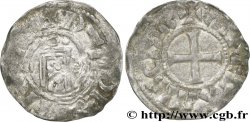 ORLÉANAIS - ÉVÊCHÉ D ORLÉANS ET AU NOM D HUGUES DE FRANCE Denier TB+/TTB