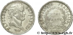 Demi-franc Napoléon Ier tête laurée, République française 1808 Strasbourg F.177/4