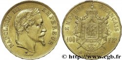 100 francs or Napoléon III tête laurée 1862 Paris F.551/1 XF 