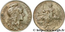 Essai de 10 centimes Daniel-Dupuis en bronze 1898 Paris F.136/2 AU 