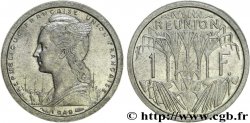 QUATRIÈME RÉPUBLIQUE - UNION FRANÇAISE - ÎLE DE LA RÉUNION 1 franc Union française en aluminium 1948 Monnaie de Paris 