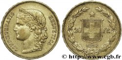 SUISSE - CONFÉDÉRATION HELVÉTIQUE 20 francs or 1888 Berne