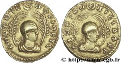 AXOUM - ROYAUME AXOUMITE - ENDUBIS Triens aux portraits et aux épis