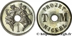 Essai de 1 centime Michelin en nickel n.d.  VG.4112 