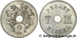 Essai de 2 centimes Michelin en nickel n.d.  VG.4111 