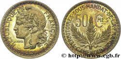 CAMERUN - Territorios sobre mandato frances 50 centimes léger - Essai de frappe de 50 cts Morlon - 2 grammes 1926 Paris