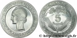 Concours de 5 francs, essai de Vézien en aluminium, léger, 3,5 g 1933 Paris VG.5362 B SPL 