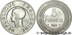 Concours de 5 francs, essai de Cochet en nickel 1933 Paris VG.5354 