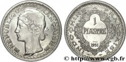 TROISIÈME RÉPUBLIQUE - INDOCHINE FRANÇAISE Essai de 1 piastre en aluminium 1931 Paris