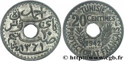 TUNEZ - Protectorado Frances Essai de 20 centimes 1942 Paris