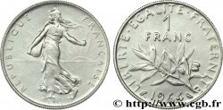 1 franc Semeuse, nickel, frappe sur métal fritté 1964 Paris F.226/8 var.