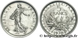 Essai de 5 francs Semeuse, nickel 1970 Paris F.341/1