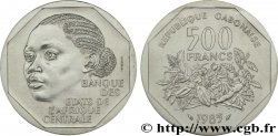 GABON Essai de 500 Francs femme africaine 1985 Paris