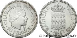 MONACO - PRINCIPAUTÉ DE MONACO - RAINIER III Essai de 10 francs 1966 Paris