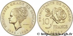 MONACO - PRINCIPAUTÉ DE MONACO - RAINIER III Essai de 10 Francs princesse Grace de Monaco 1982 Paris SPL 