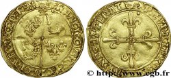 FRANÇOIS IER LE RESTAURATEUR DES LETTRES Écu d&nbsp;or au soleil du Dauphiné, 1er type 21/07/1519 Crémieu