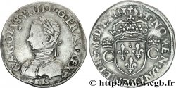 CHARLES IX Teston, 2e type 1562 Tours