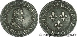 HENRY IV Double tournois, 1er type de Paris (légende française) 1603 Paris, Moulin des Étuves
