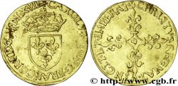 CHARLES IX Écu d&nbsp;or au soleil, 1er type 1567 (MDLXVII) Rennes