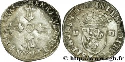 HENRY IV Quart d écu, croix feuillue de face 160[3-5] Bordeaux
