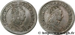 LOUIS XIV LE GRAND OU LE ROI SOLEIL Perruque du liard de cuivre, 2e type 1657 
