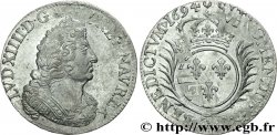 LOUIS XIV LE GRAND OU LE ROI SOLEIL Quart d écu aux palmes 1694 Paris TTB+