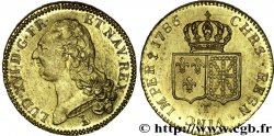 LOUIS XVI Double louis d’or aux écus accolés 1786 Nantes TTB+/SUP