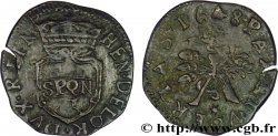 ITALIE - NAPLES - HENRI DE GUISE 3 tornesi 1648 Naples