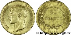 40 francs or Napoléon tête nue, calendrier révolutionnaire 1805 Paris F.537/2
