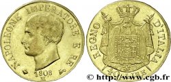 40 lire en or, 1er type 1808 Milan M.192 