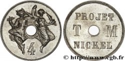 Essai de 4 centimes en nickel 1889  VG.4110 
