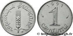 1 centime Épi, frappe monnaie 1991 Pessac F.106/48
