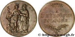 POLONIA - INSURRECTION Médaille BR 51, soutien aux Polonais 1831 (chiffres romains) Monnaie de Paris